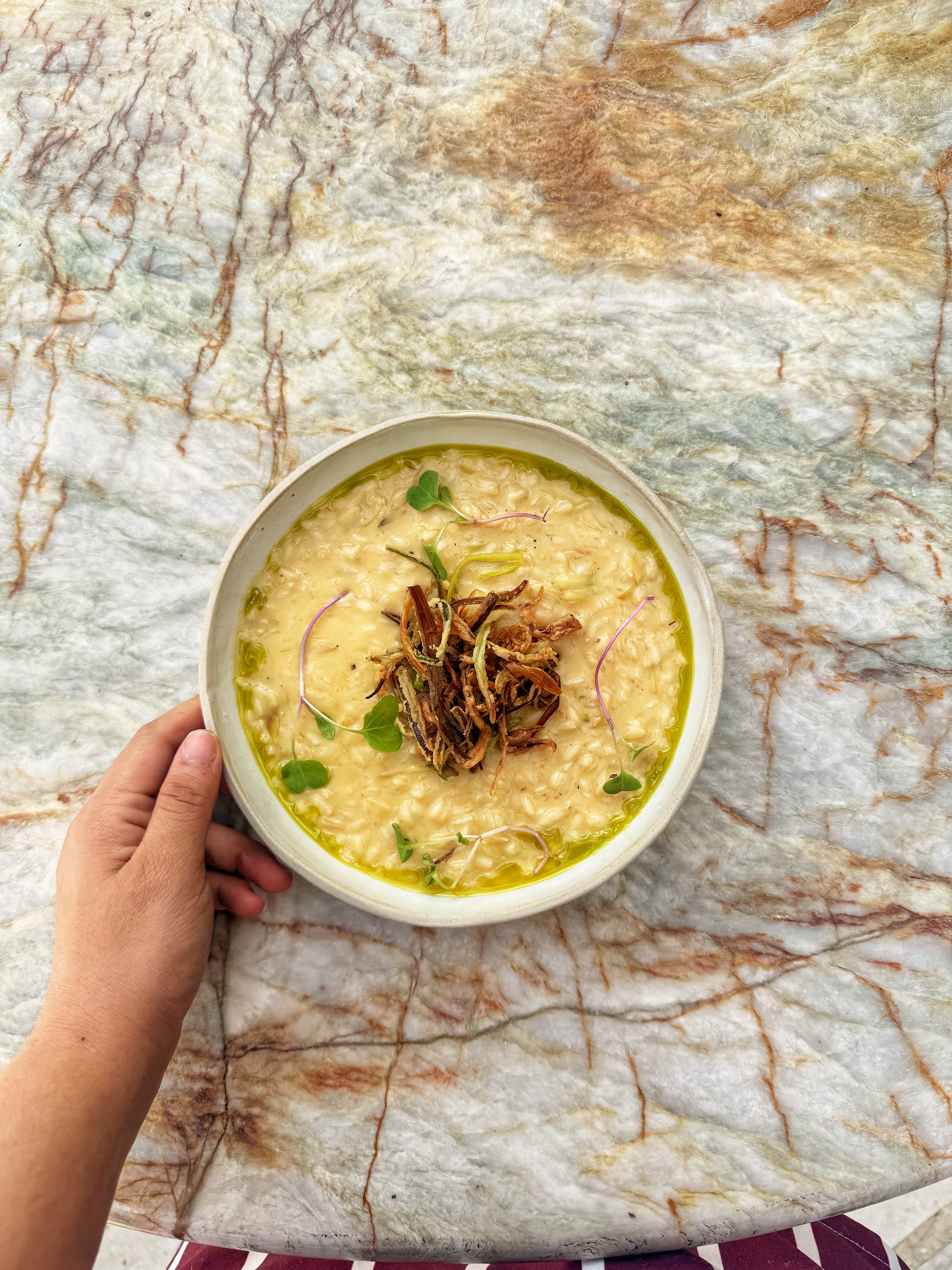 RISOTO DE ALHO PORO